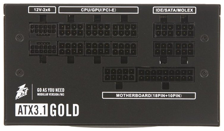Блок питания 1STPLAYER HA-1000BA4 BLACK 1000 Вт - ForteMarket Блок питания 1STPLAYER HA-1000BA4 BLACK 1000 Вт купить,284990