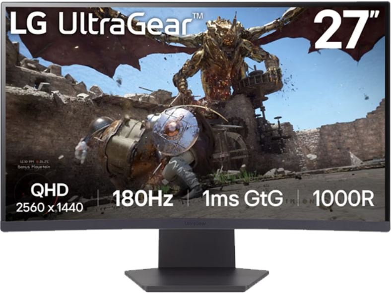 Монитор 27" LG 27GS60QC черный купить,117990