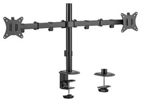 Крепление для монитора Gembird MA-D2-01 черный купить,NaN