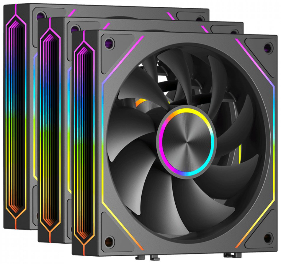 Вентилятор PCcooler F3 X120 ARGB BK 3IN1 купить,NaN