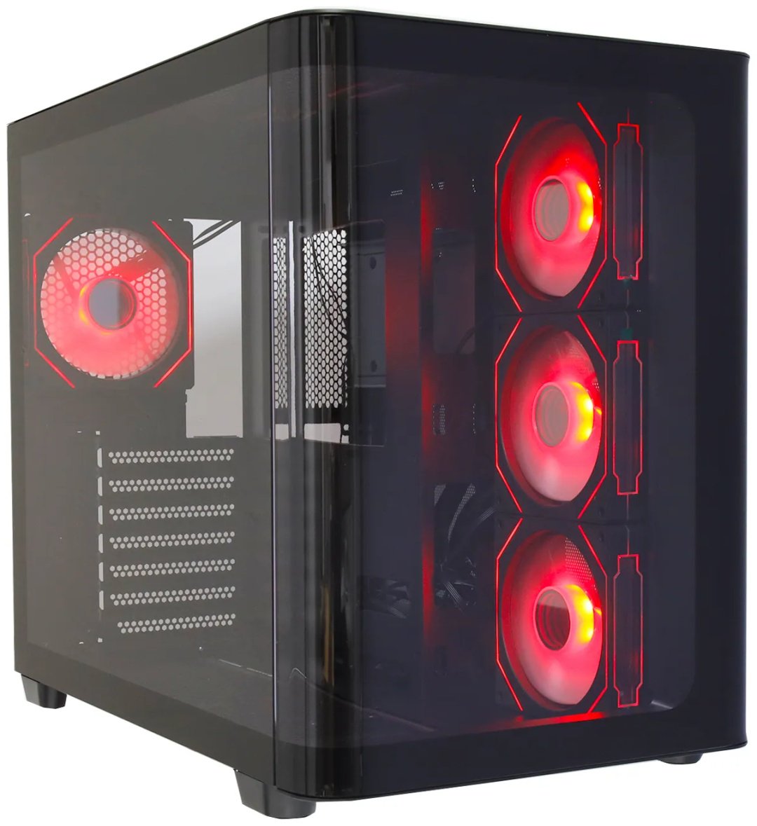 Корпус AeroCool P500C-G-BK-V1 черный купить,NaN