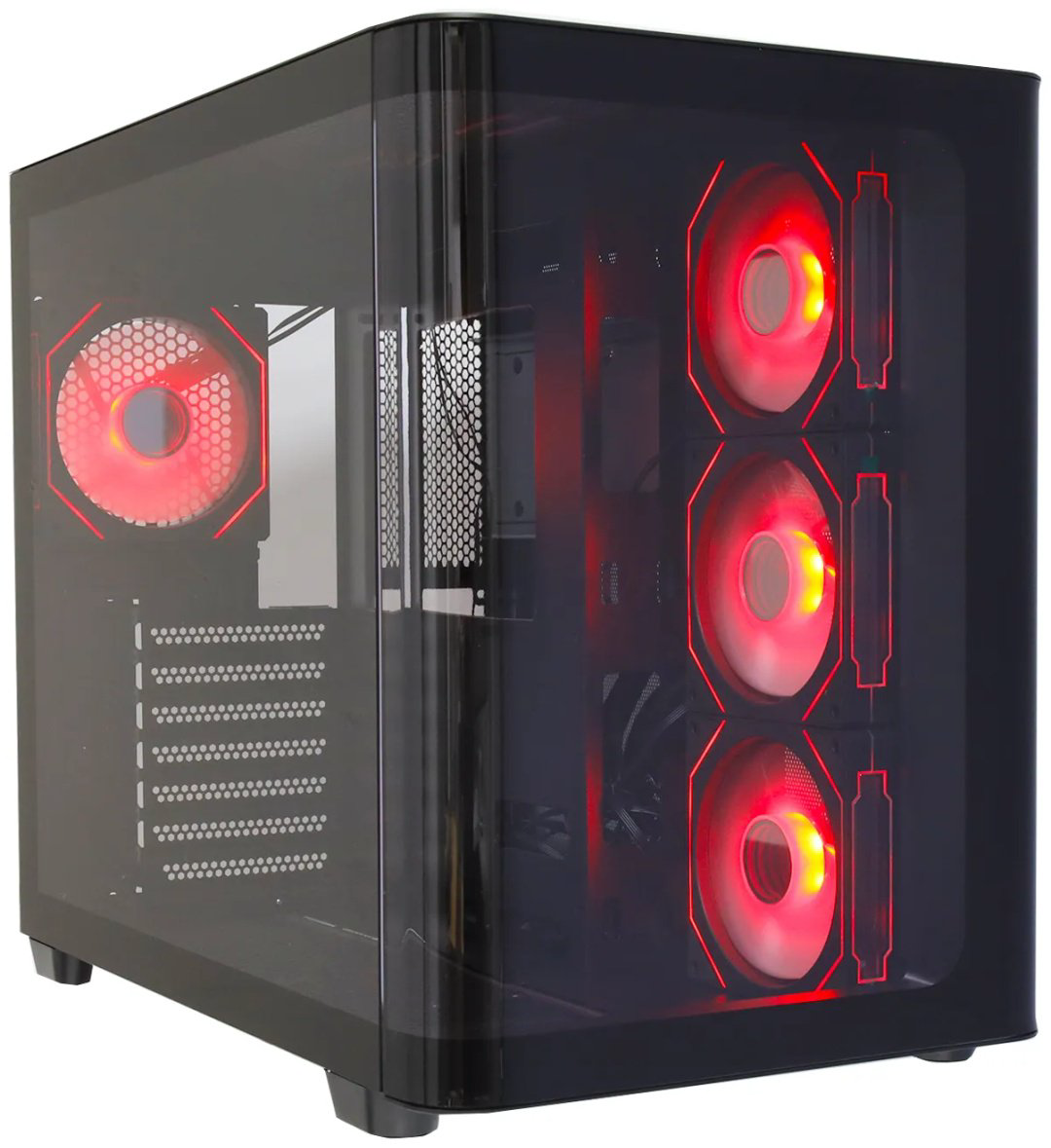 Корпус AeroCool P500C-G-BK-V1 черный купить,NaN