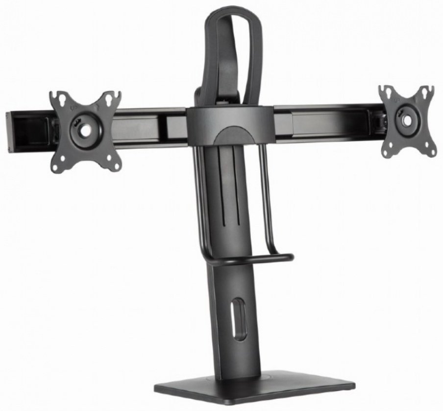 Крепление для монитора Gembird MS-D2-01 черный купить,NaN