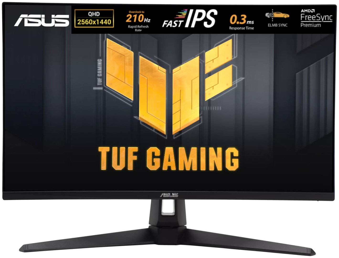 Монитор 27" ASUS TUF GAMING VG27AQ5A черный купить,164990