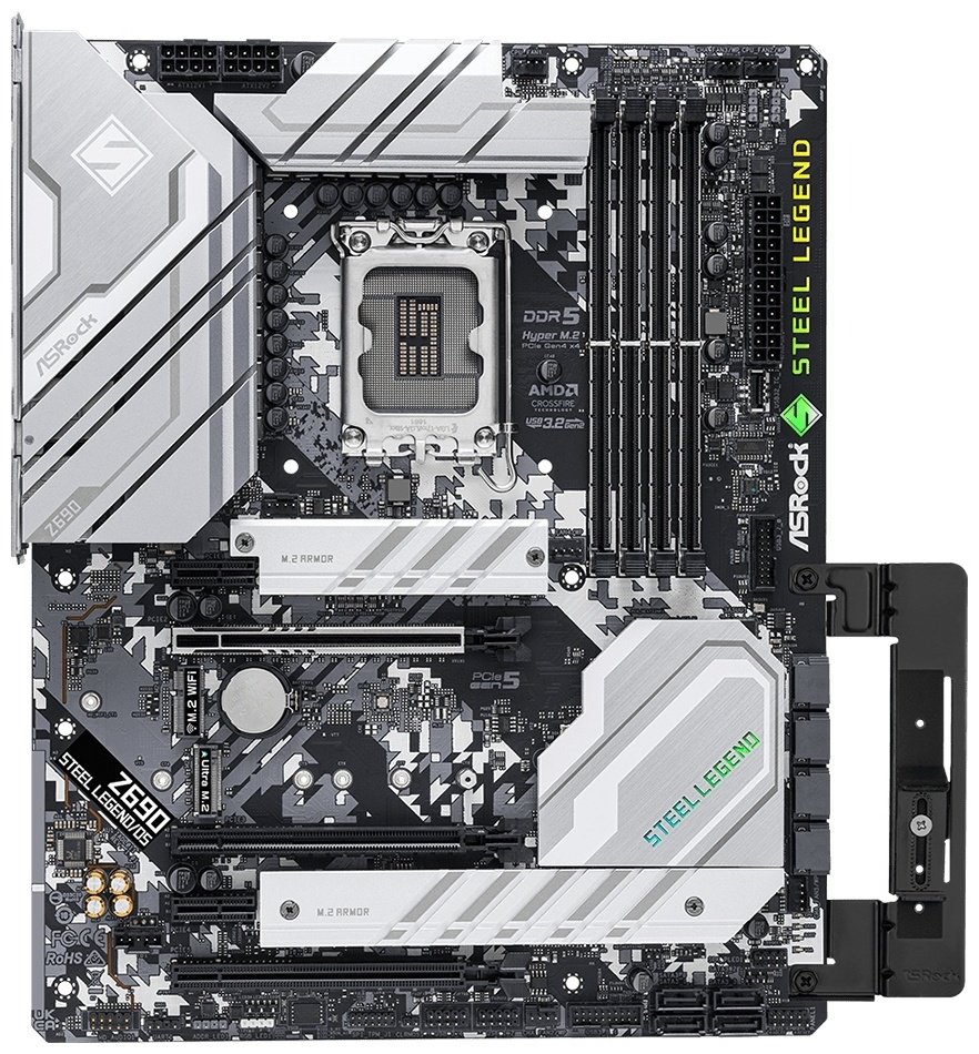 Материнская плата ASRock Z690 STEEL LEGEND/D5 купить,NaN