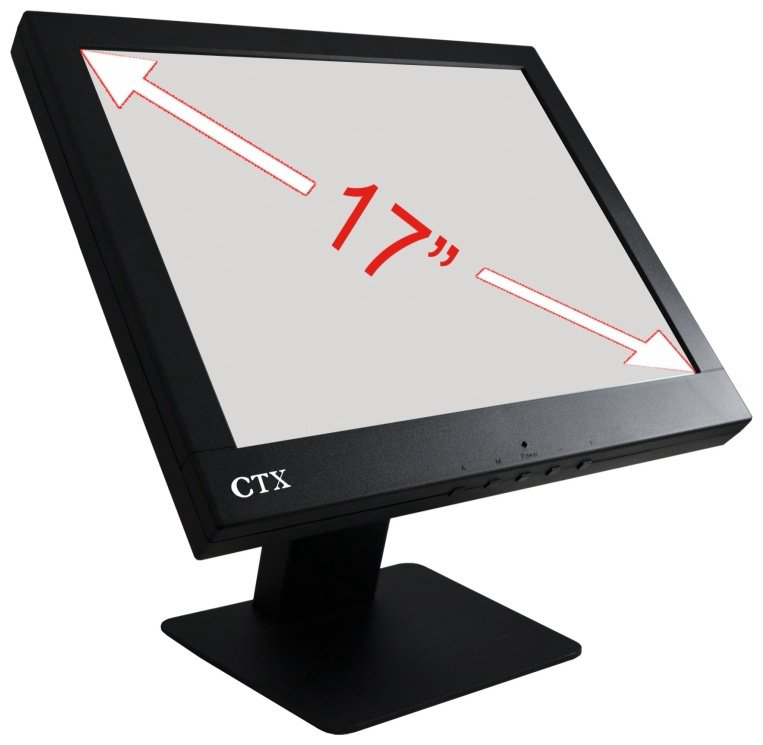Монитор 17" CTX PV7951T 1387 черный купить,NaN