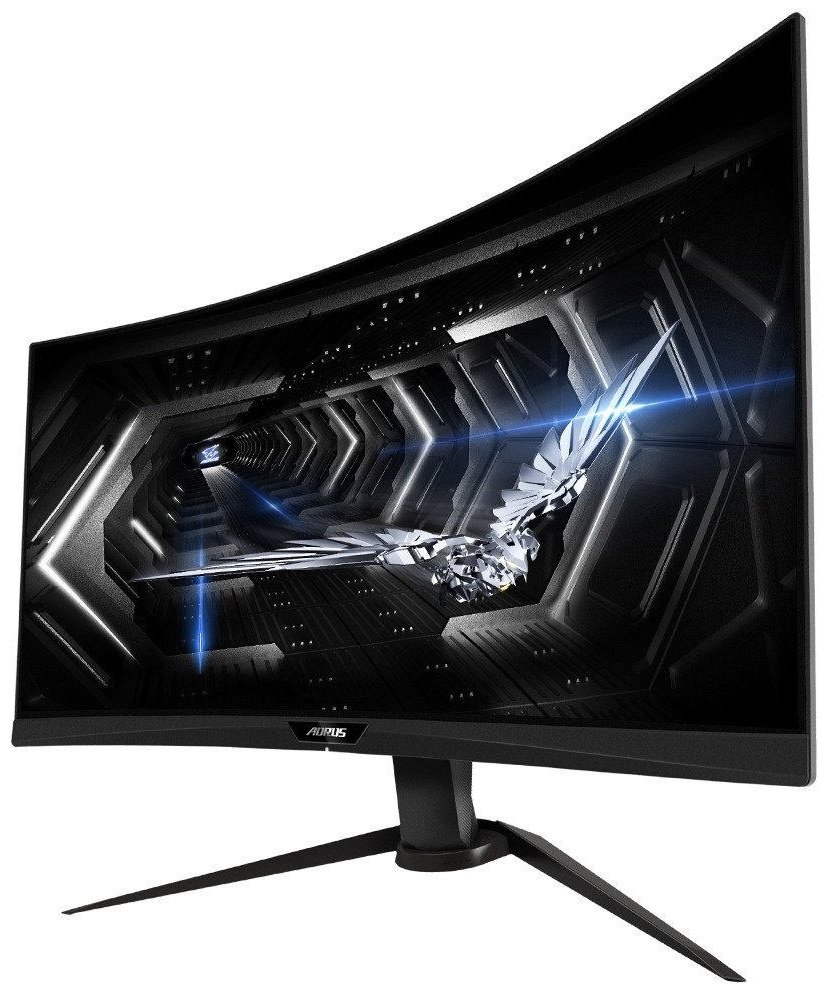 Монитор 27" GIGABYTE AORUS CV27Q-EK черный купить,NaN