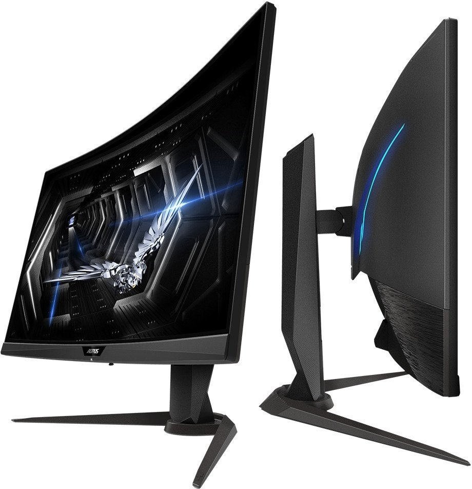 Монитор 27" GIGABYTE AORUS CV27Q-EK черный купить,NaN
