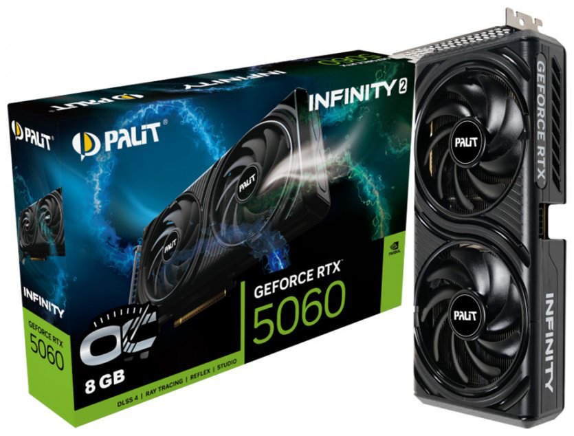 Видеокарта Palit NE75060V19P1-GB2063L 8 Гб купить,306170