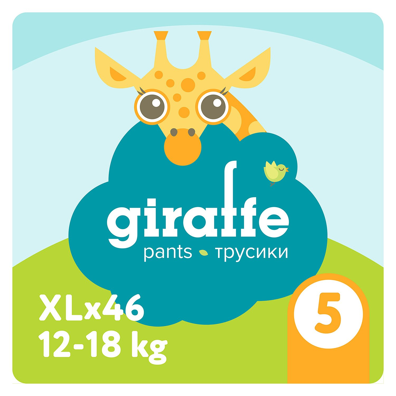 Подгузники-трусики Lovular Giraffe XL12-18 кг 46шт купить,0