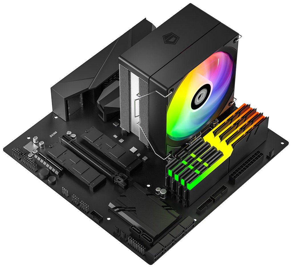 Кулер ID-COOLING SE-214-XT V2 ARGB черный купить,NaN