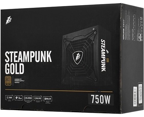 Блок питания 1STPLAYER STEAM PUNK PS-750SP 750W черный купить,NaN