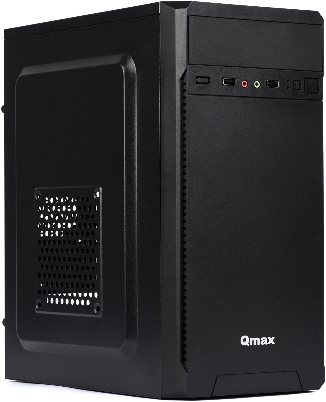 Корпус Qmax H1710B MiniTower черный купить,NaN