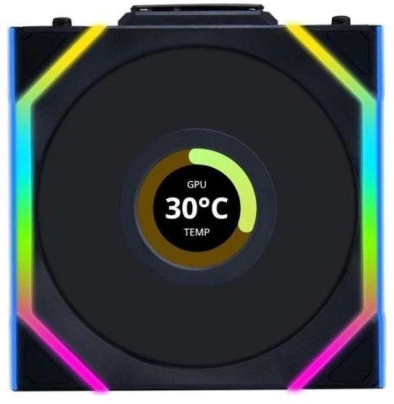 Вентилятор LIAN LI UNI FAN SL WIRELESS LCD 120 G99.12SLLCD1W1B.00 купить,NaN