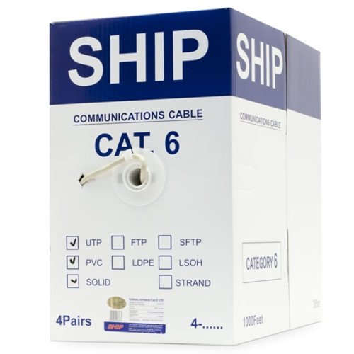 Кабель сетевой SHIP D165-P Cat.6 UTP PVC