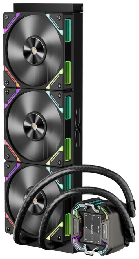 Кулер 1STPLAYER X-360-BK черный