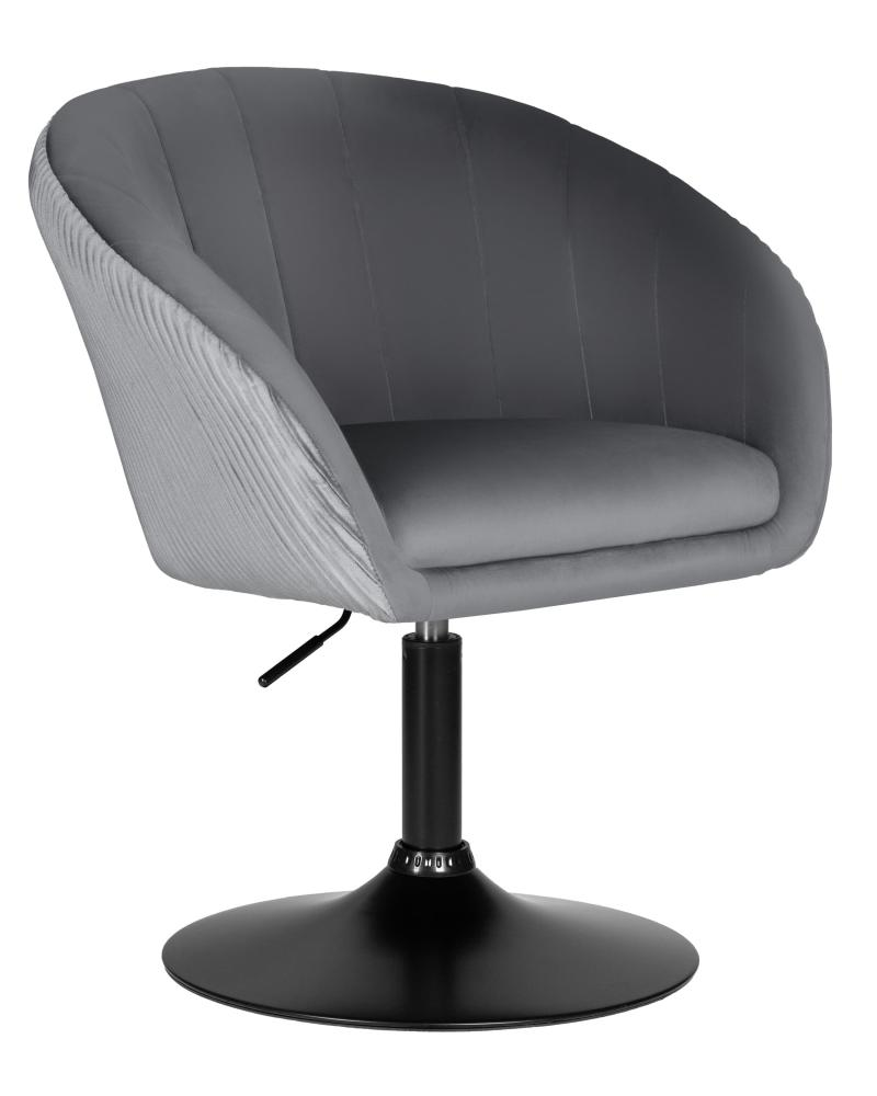 Кресло SK Trade Edison Black серое