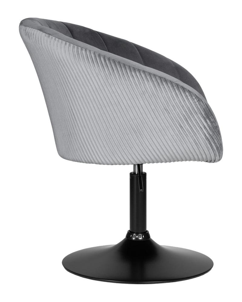 Кресло SK Trade Edison Black серое купить,0