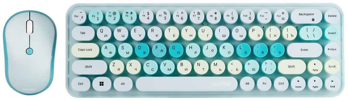 Клавиатура Smartbuy SBC-676390AG-T голубой купить,NaN