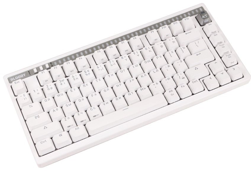 Клавиатура A4Tech Bloody AT75 WHITE белый