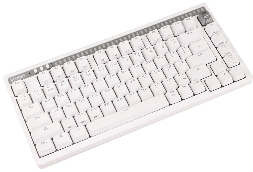 Клавиатура A4Tech Bloody AT75 WHITE белый
