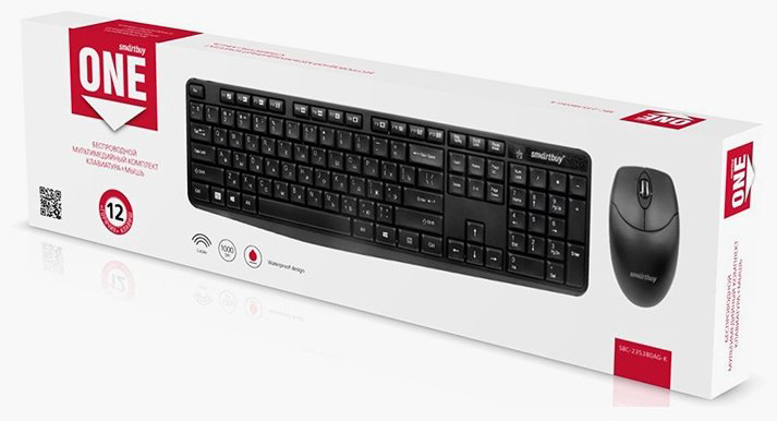Клавиатура Smartbuy SBC-235380AG-K черный купить,NaN