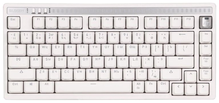 Клавиатура A4Tech Bloody AT75 WHITE белый