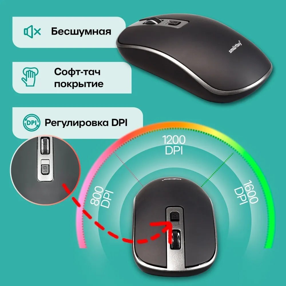 Клавиатура Smartbuy SBC-201359AG-KW черный купить,NaN