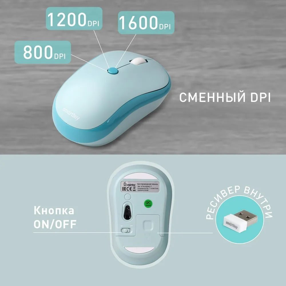 Клавиатура Smartbuy SBC-676390AG-T голубой купить,NaN