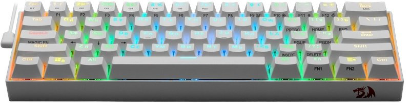 Клавиатура Redragon Draconic 77810 белый купить,NaN