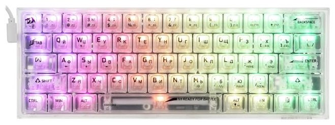 Клавиатура Redragon FIZZ белый купить,NaN