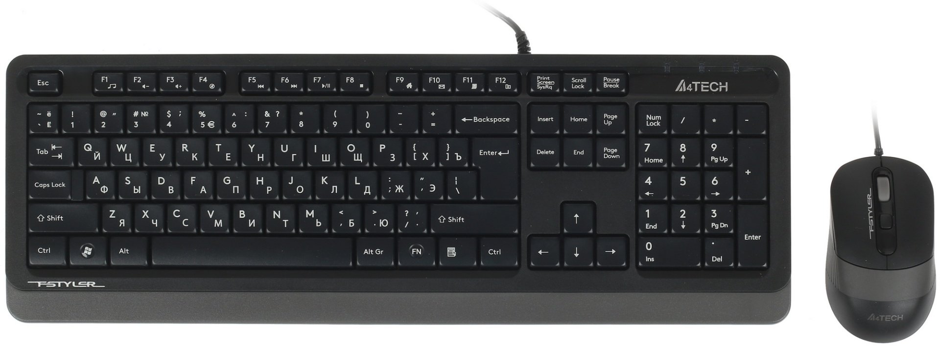 Клавиатура A4Tech Fstyler F1010 черный купить,9200