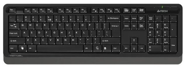Клавиатура A4Tech Fstyler FG1010S черный купить,NaN
