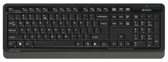Клавиатура A4Tech Fstyler FG1010S черный купить,NaN