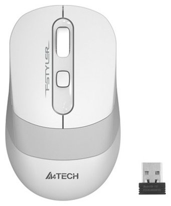 Мышь A4Tech Fstyler FG-10 серый купить,NaN