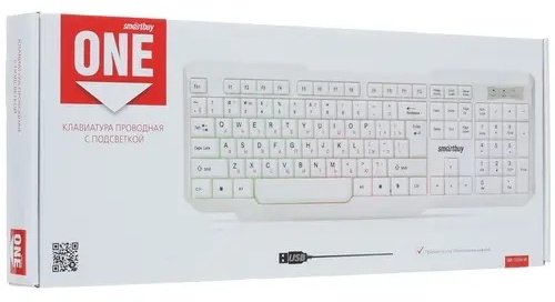 Клавиатура Smartbuy SBK-333U-W белый купить,NaN