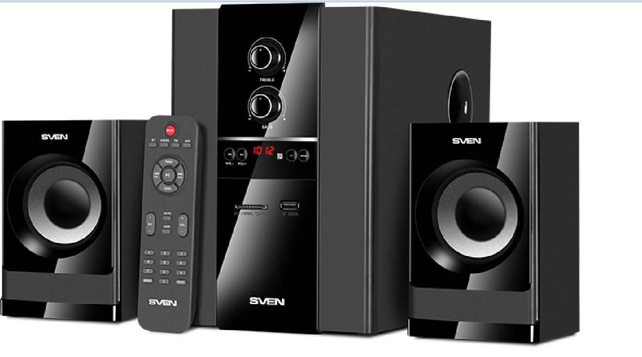 Компьютерные колонки SVEN MS-1821 черный купить,NaN