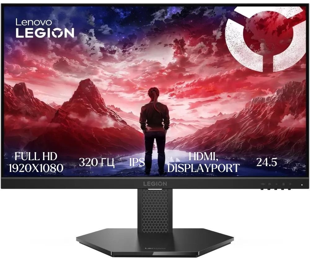 Монитор 24.5" Lenovo 67D4GAC3EU черный