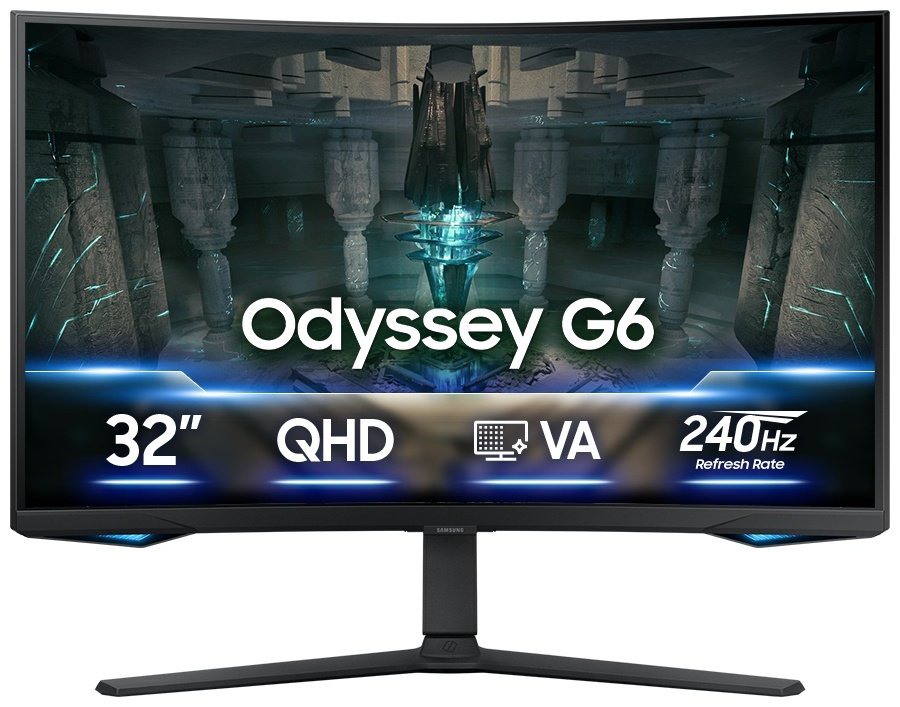 Монитор 32" Samsung Odyssey G6 LS32BG650EIXCI черный купить,NaN