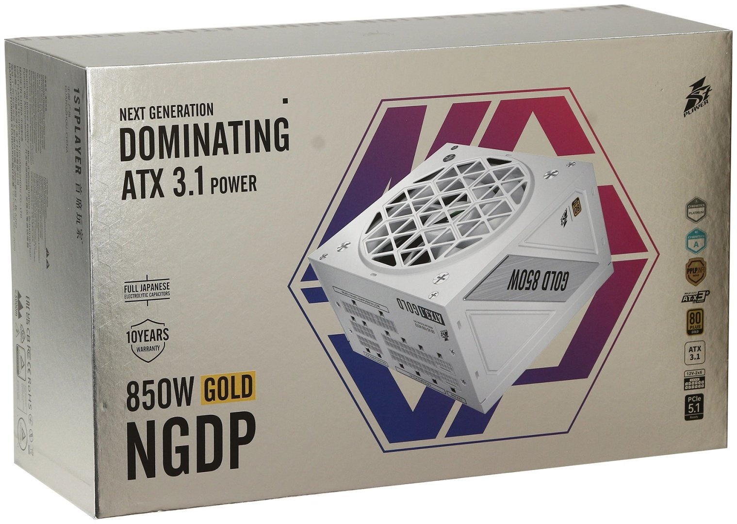 Блок питания 1STPLAYER HA-850BA4 HA-850BA4 WHITE-EU 850 Вт
