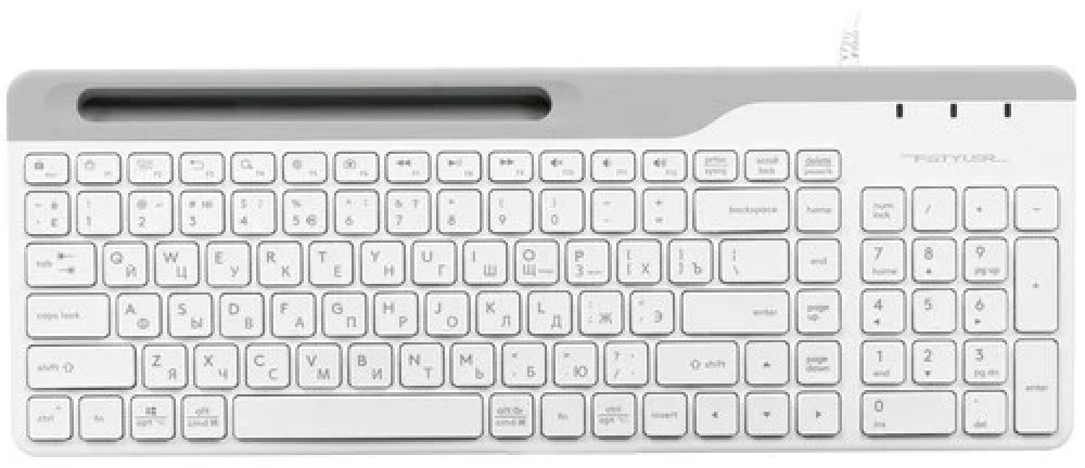 Клавиатура A4Tech Fstyler FK25 белый купить,6613