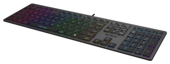 Клавиатура A4Tech Fstyler FX60H NEON BACKLIT черный