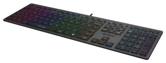 Клавиатура A4Tech Fstyler FX60H NEON BACKLIT черный - ForteMarket Клавиатура A4Tech Fstyler FX60H NEON BACKLIT черный купить,18220