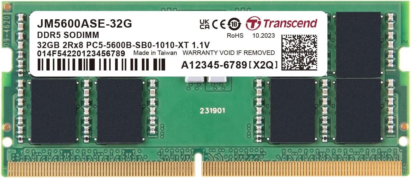 Оперативная память Transcend JM5600ASE-32G 32 Гб купить,NaN