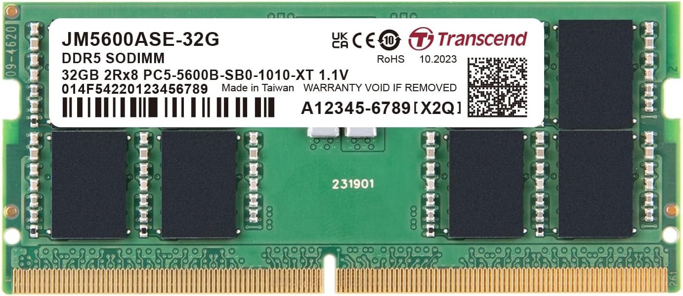 Оперативная память Transcend JM5600ASE-32G 32 Гб купить,NaN