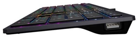 Клавиатура A4Tech Fstyler FX60H NEON BACKLIT черный