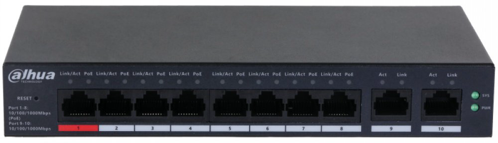 Коммутатор Dahua DH-CS4010-8GT-60 купить,75750