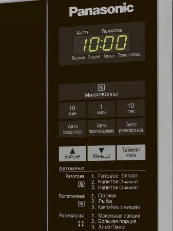Микроволновая печь Panasonic NN-ST254MZPE серо-черная купить,0