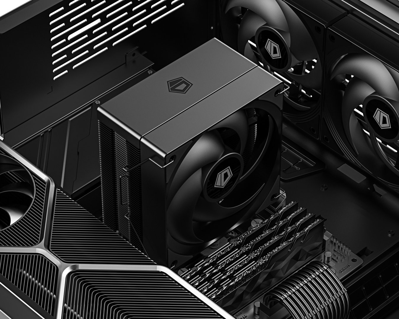 Кулер ID-COOLING SE-214-XT V2 BLACK черный купить,11000