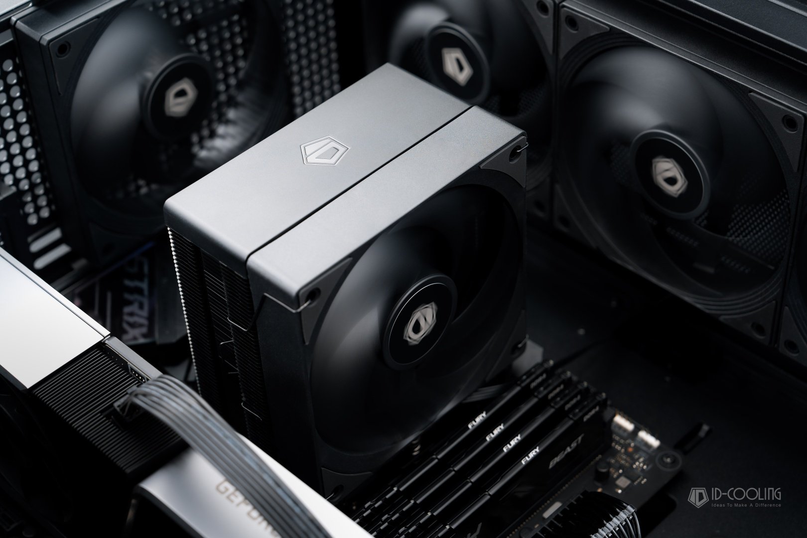 Кулер ID-COOLING SE-214-XT V2 BLACK черный